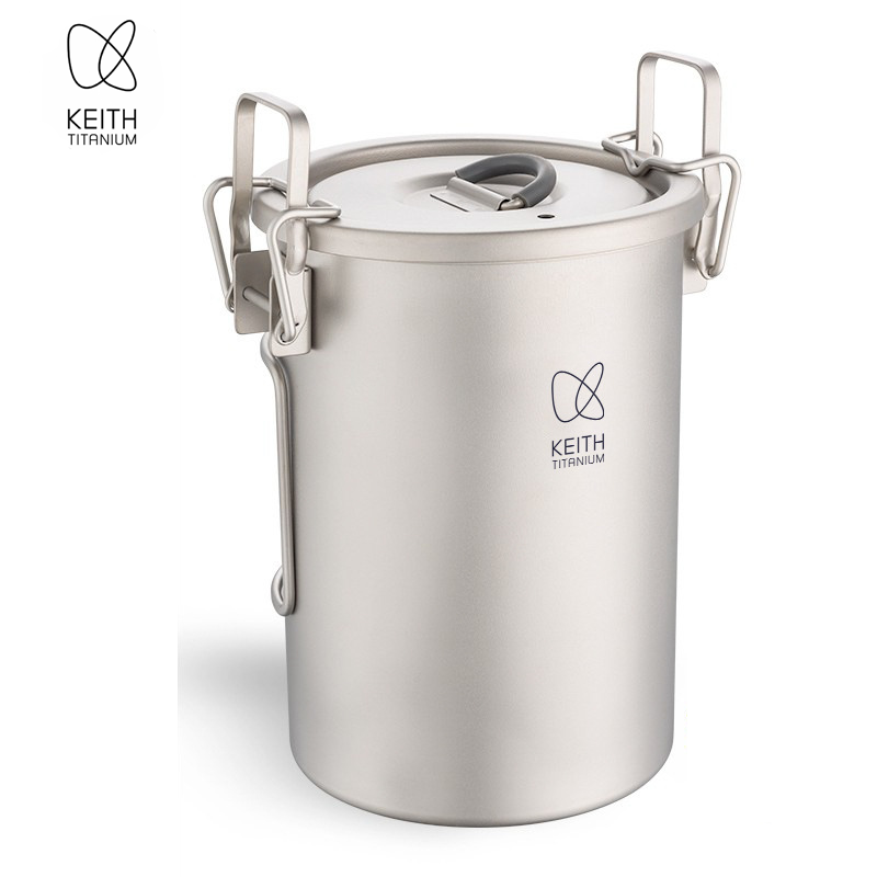 Camping Cooking Sets - قدر أرز من التيتانيوم النقي من