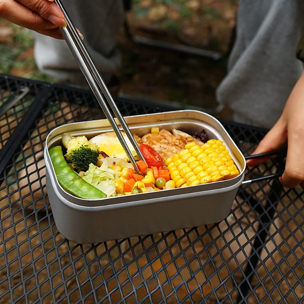 Camping Cooking Sets - أدوات طهي خفيفة الوزن للتخييم، صندوق
