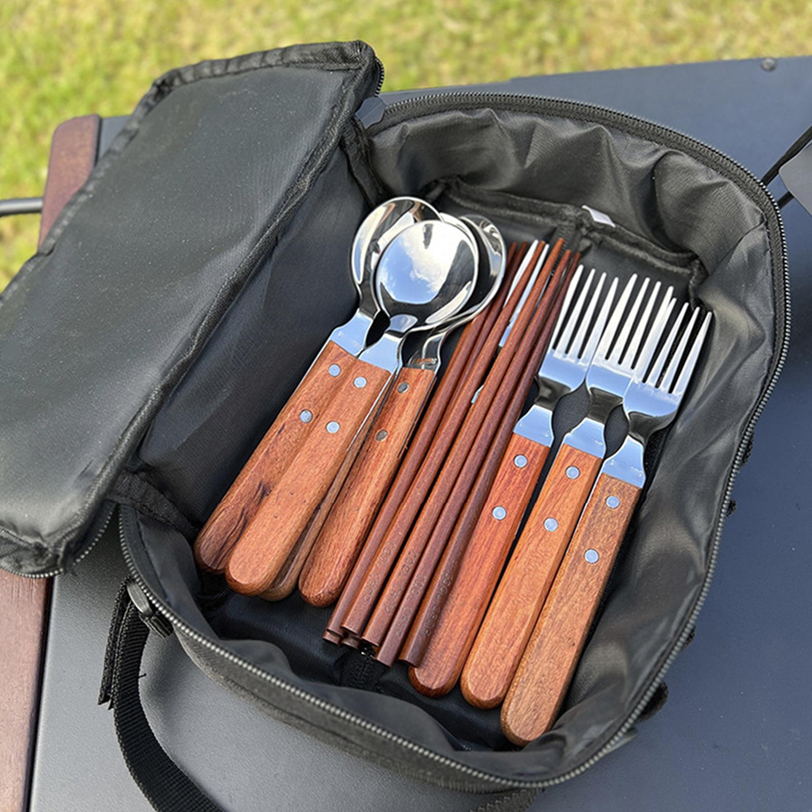 Camping Cooking Caddy - التخييم تجهيزات المطابخ المنظم التخييم أدوات