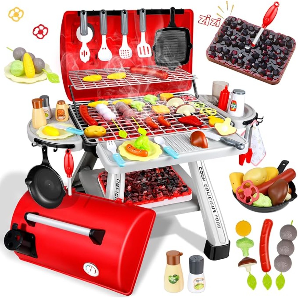 Camping Cooking Kids - مجموعة ألعاب شواء للأطفال، طقم مطبخ
