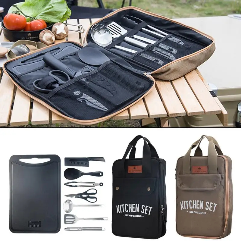 Camping Cooking All In One - طقم أدوات طهي للتخييم مكون من