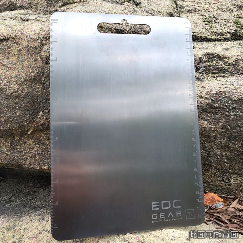 Camping Cooking Multi Tool - سميكة سبائك التيتانيوم قطع المجلس للمنزل