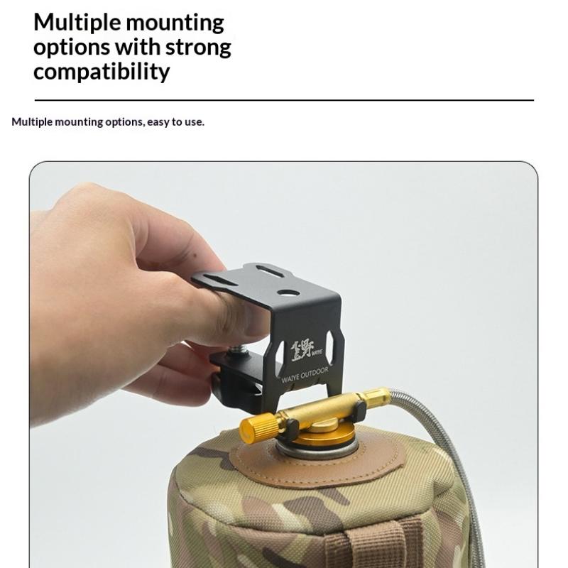 Camping Cooking Multi Tool - خطاف تعليق لخزان الغاز للتخييم والطهي
