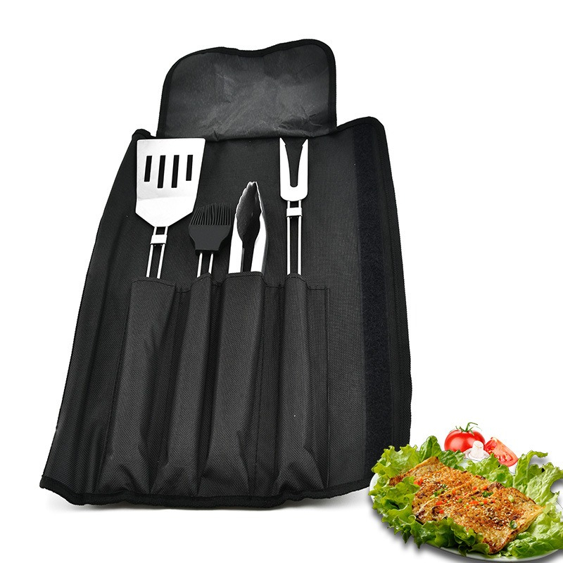 طقم أدوات شواء 4 قطع من الفولا - مراجعة Camping Cooking Sets وسعره