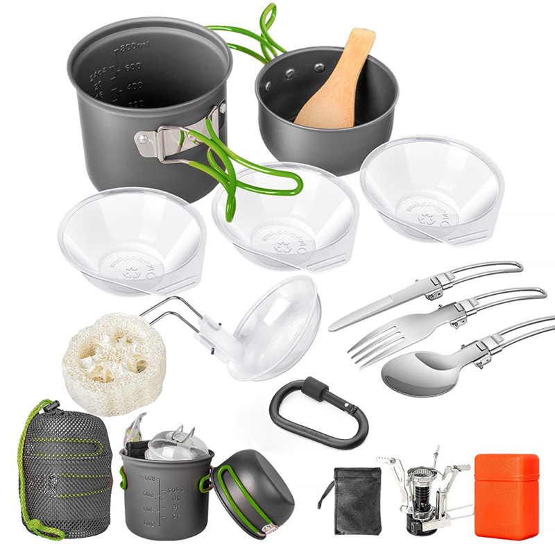طقم أدوات طهي للتخييم، مجموعة  - مراجعة Camping Cooking Multi Tool وسعره