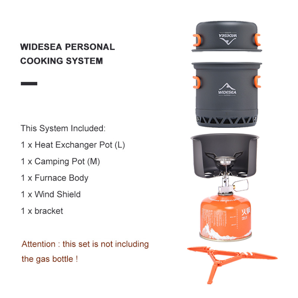Widesea المحمولة موقد للتخييم  - مراجعة Camping Cooking All In One وسعره