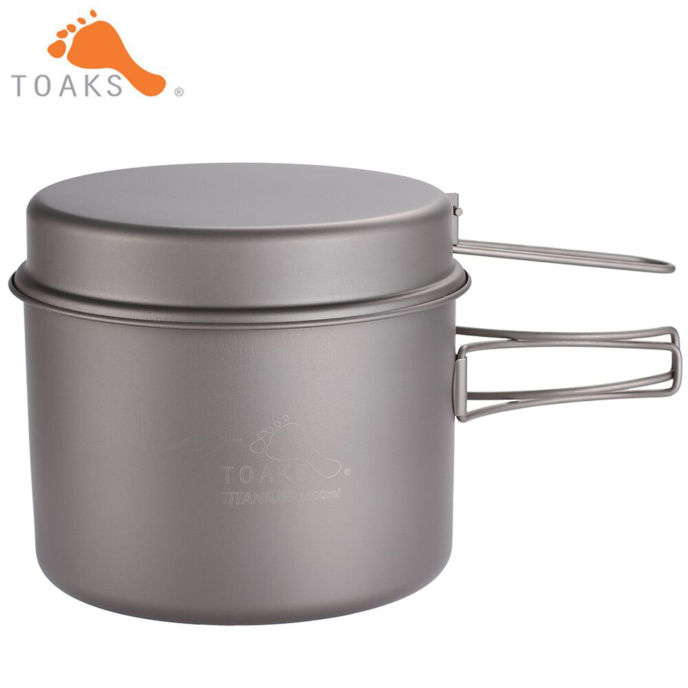 TOAKS طقم حلل استانلس ستيل خفي - مراجعة Camping Cooking Utensil Set وسعره