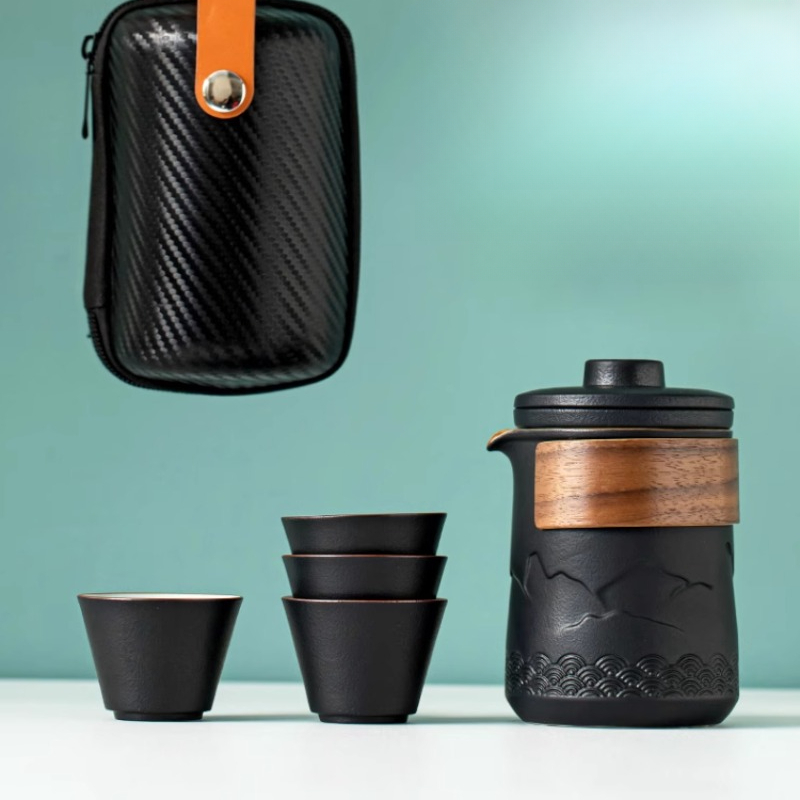 المحمولة السفر طقم شاي وعاء وا - مراجعة Camping Cooking Utensil Set وسعره