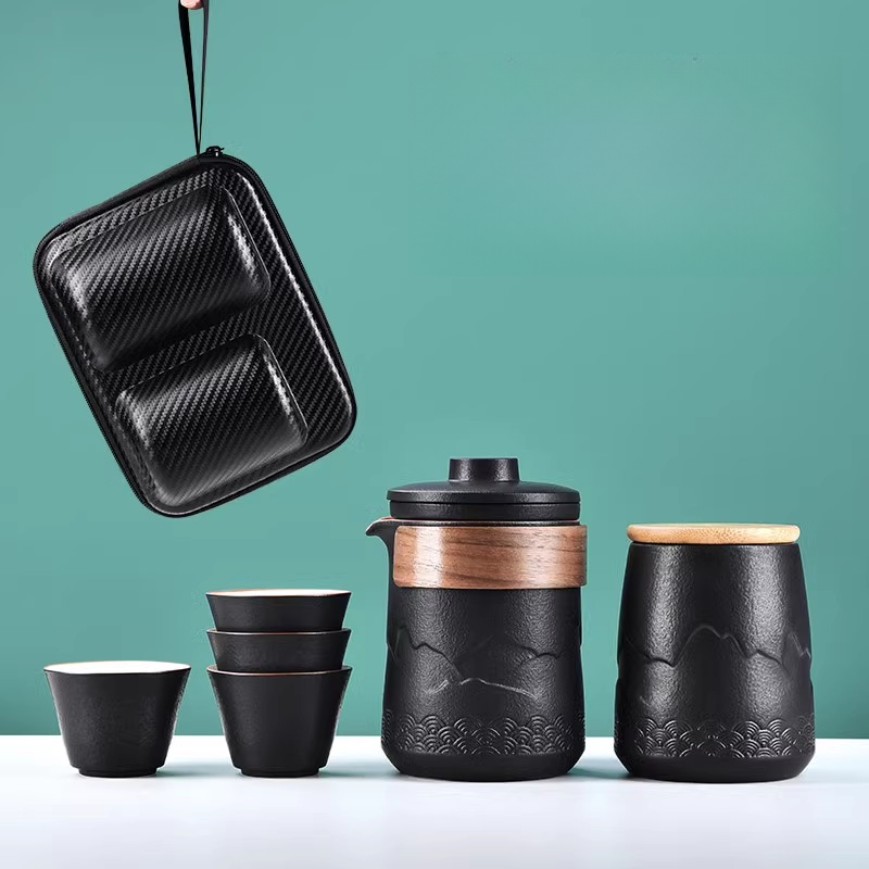 المحمولة السفر طقم شاي وعاء وا - مراجعة Camping Cooking Utensil Set وسعره