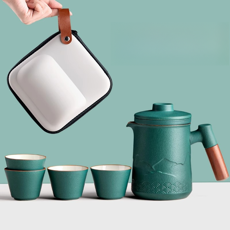 المحمولة السفر طقم شاي وعاء وا - مراجعة Camping Cooking Utensil Set وسعره
