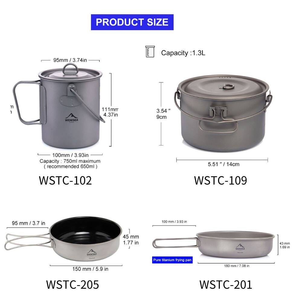 أدوات طاولة تخييم واسعة من الت - مراجعة Camping Cooking Utensil Set وسعره