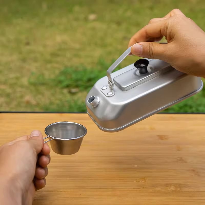 خفيفة المحمولة نزهة غلاية ، ال - مراجعة Camping Cooking Utensil Set وسعره