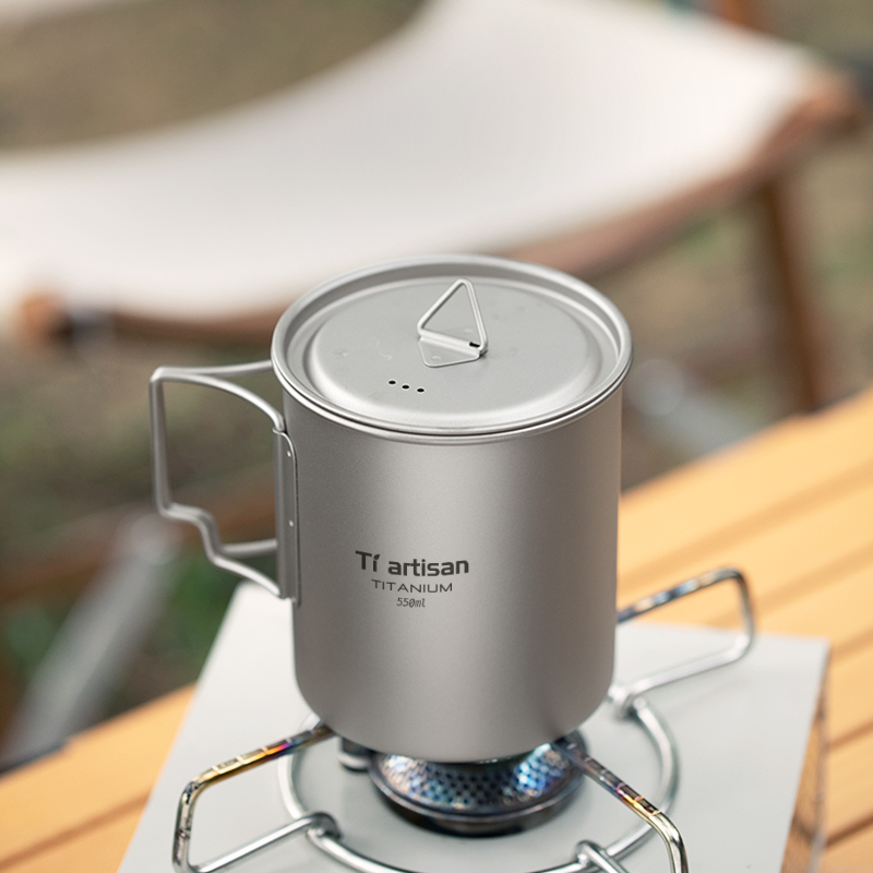 Tiartisan في الهواء الطلق التي - مراجعة Camping Cooking Set Stainless Steel وسعره