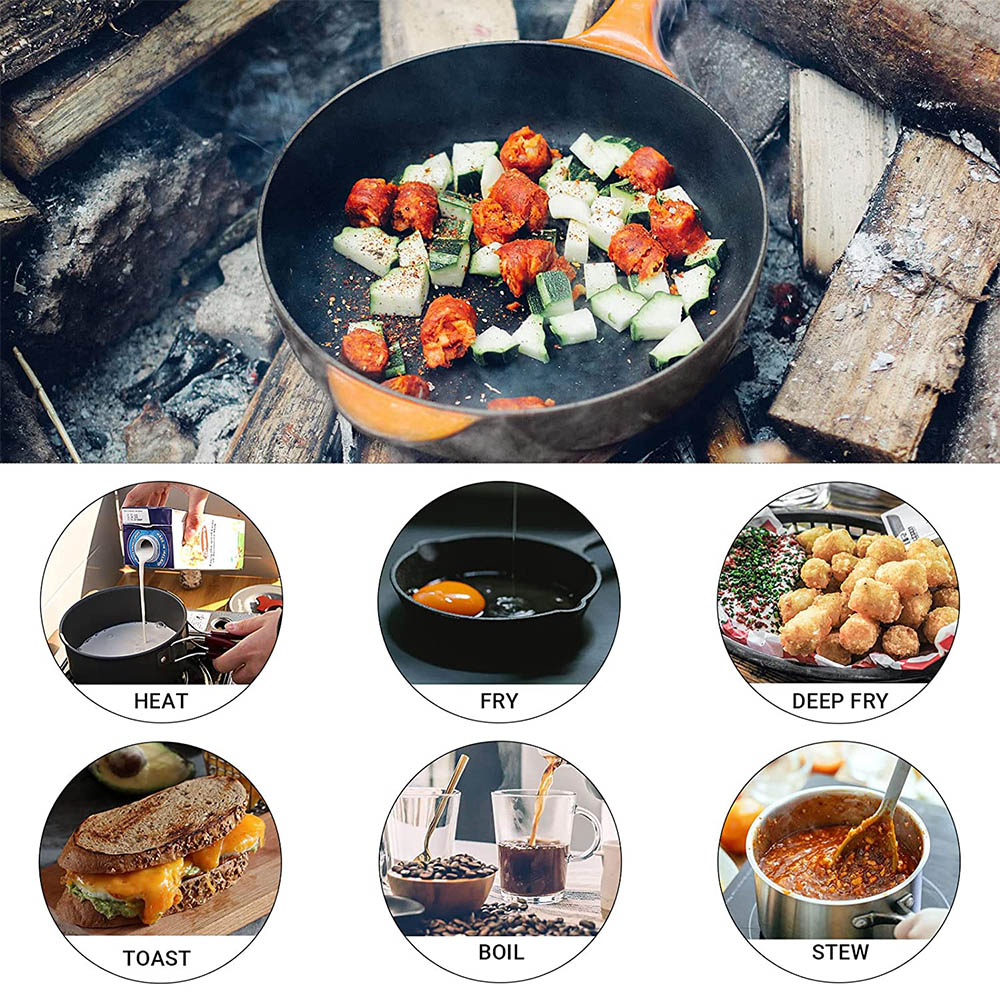 مجموعة طهي محمولة خارجية لـ 3- - مراجعة Camping Cooking Set With Bag وسعره