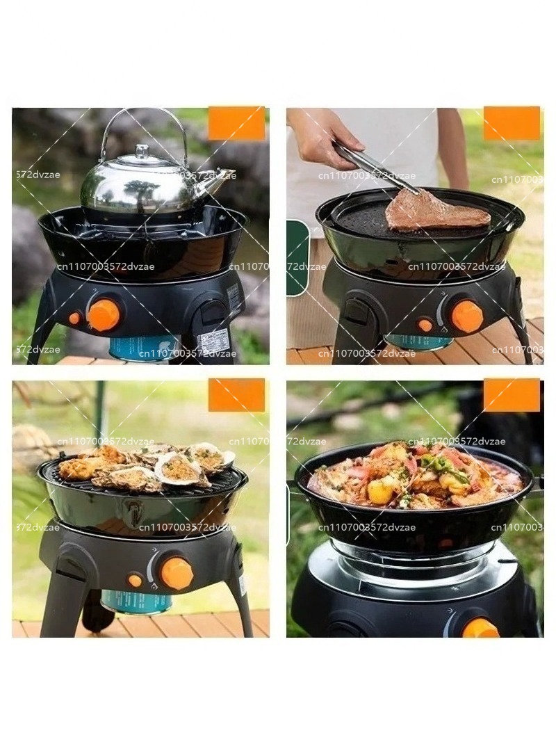 موقد غاز متعدد الوظائف للاستخد - مراجعة Camping Cooking Gear وسعره