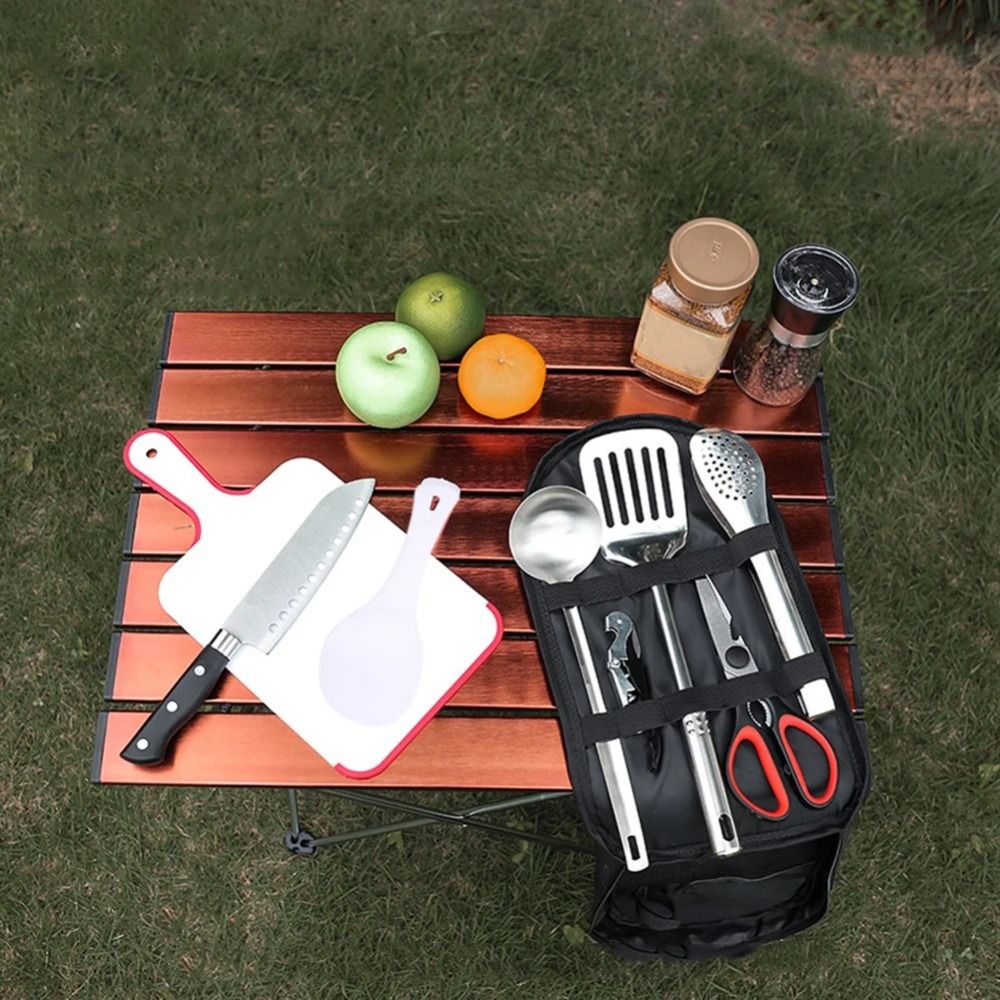 2024 نزهة مجموعة أواني حقيبة ا - مراجعة Camping Cooking Set With Bag وسعره