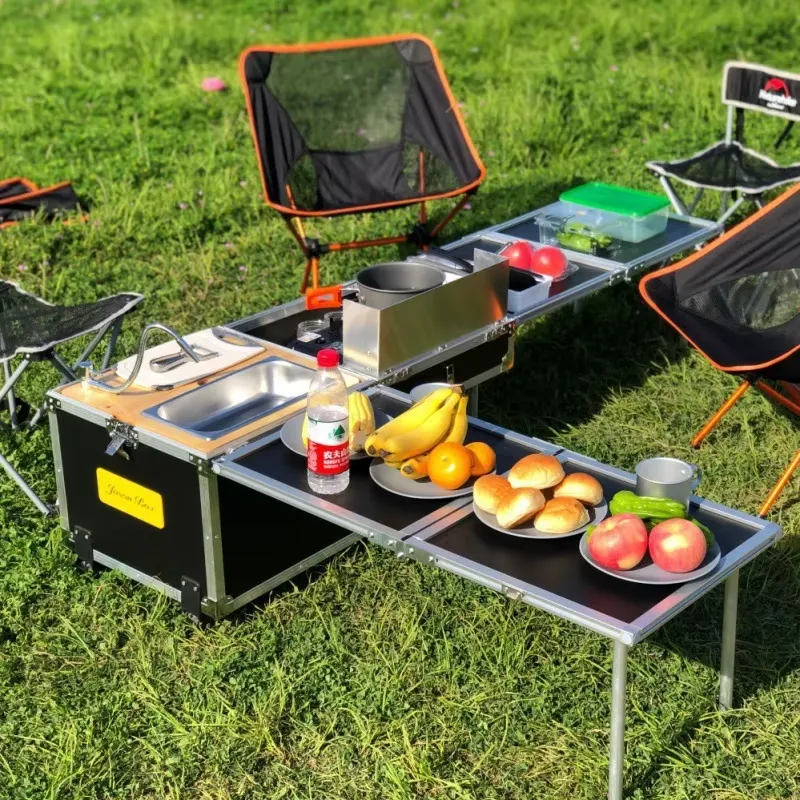 طاولة طهي قابلة للطي للتخييم ف - مراجعة Camping Cooking All In One وسعره