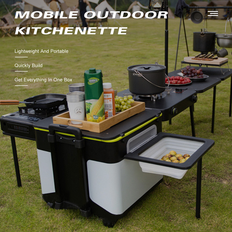 صندوق تخزين قابل للطي للطبخ في - مراجعة Camping Cooking Multi Tool وسعره