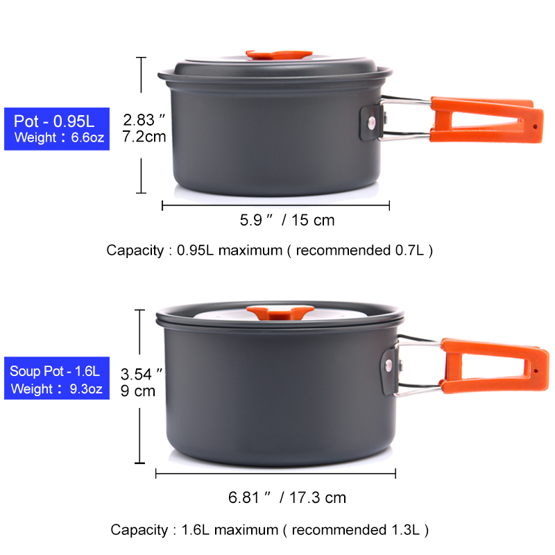 طقم أدوات طهي للتخييم في الهوا - مراجعة Camping Cooking All In One وسعره
