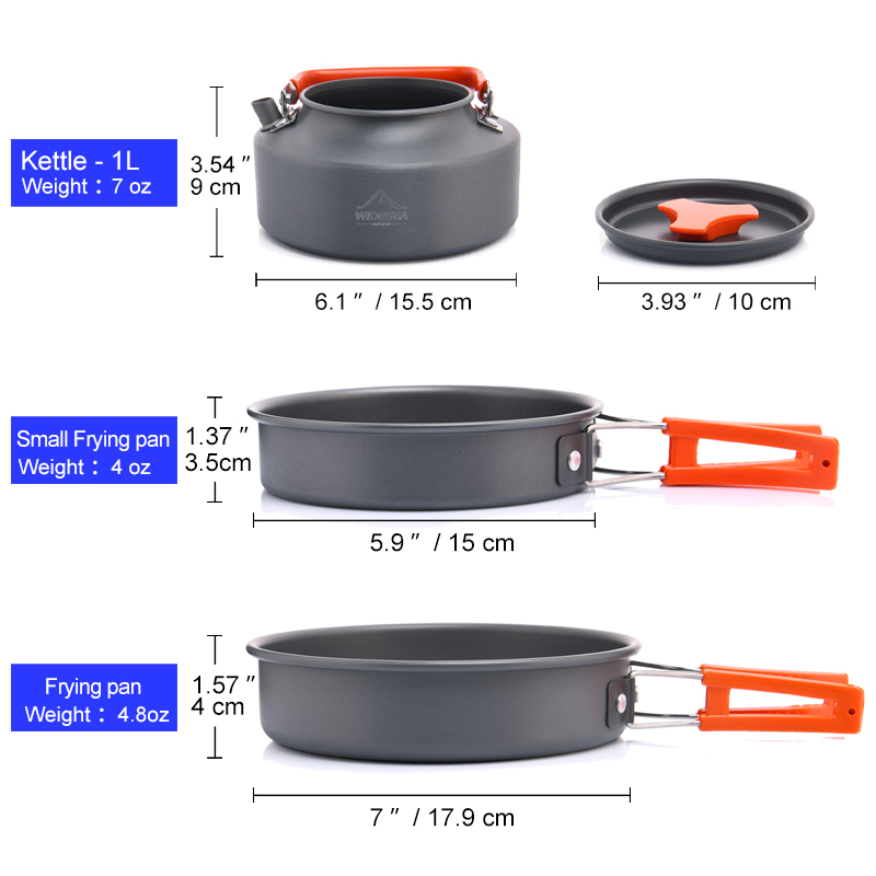 طقم أدوات طهي للتخييم في الهوا - مراجعة Camping Cooking All In One وسعره