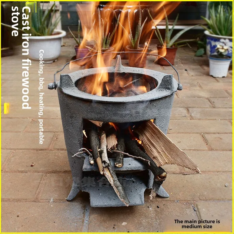 موقد حطب من الحديد الزهر، موقد - مراجعة Camping Cooking Multi Tool وسعره