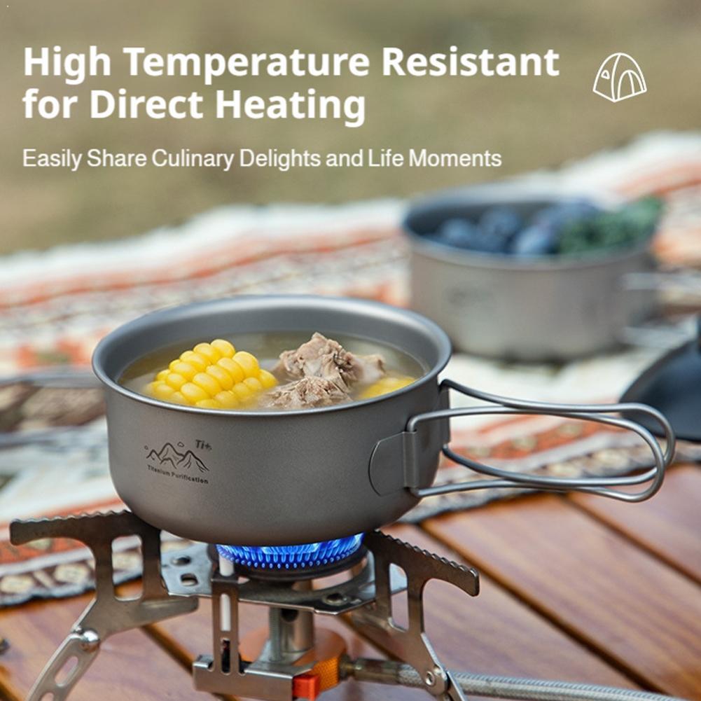أدوات طهي خفيفة الوزن من التيت - مراجعة Camping Cooking Set Stainless Steel وسعره
