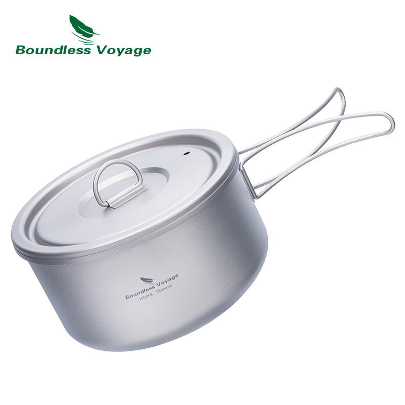 وعاء تخييم من التيتانيوم بدون  - مراجعة Camping Cooking Sets وسعره