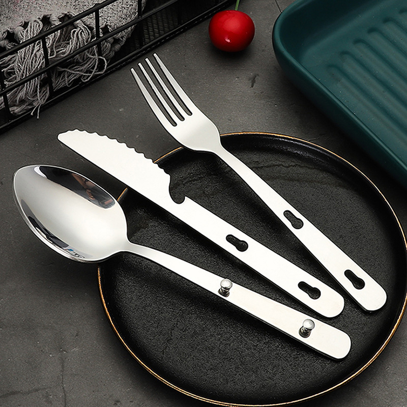 3 قطعة/المجموعة المحمولة أدوات - مراجعة Quechua Camping Cooking Set وسعره