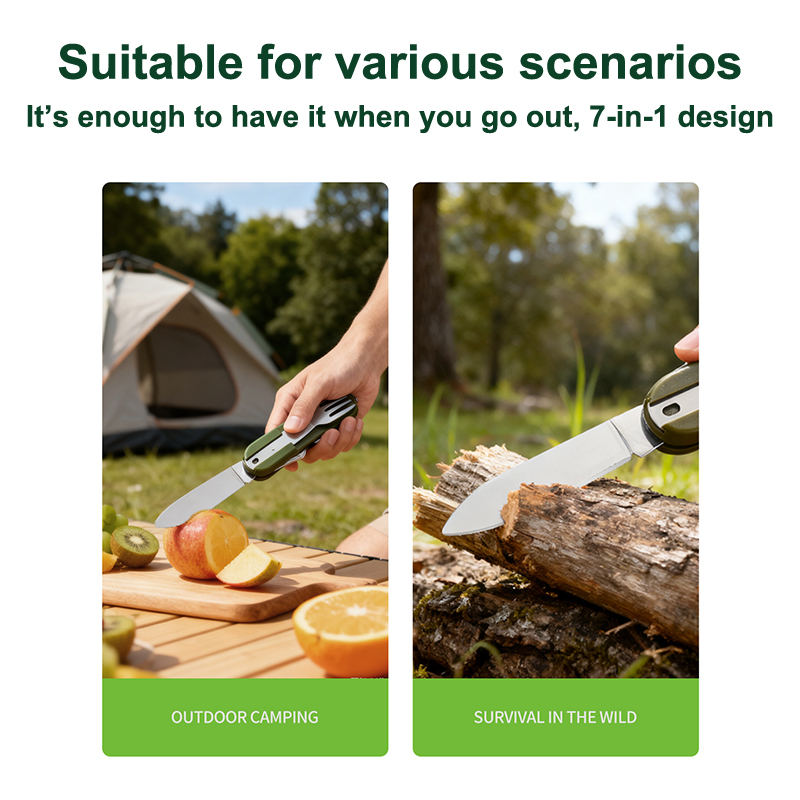 طقم أدوات طعام للتخييم جديد من - مراجعة Camping Cooking Set Stainless Steel وسعره
