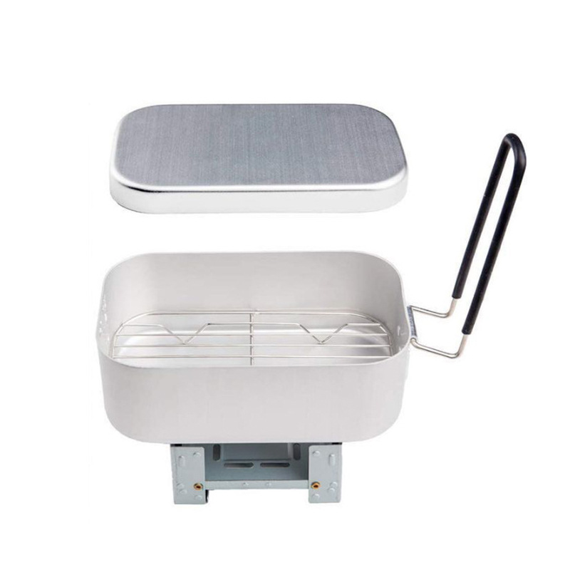 مجموعة فوضى الألومنيوم الخارجي - مراجعة Camping Cooking Sets وسعره