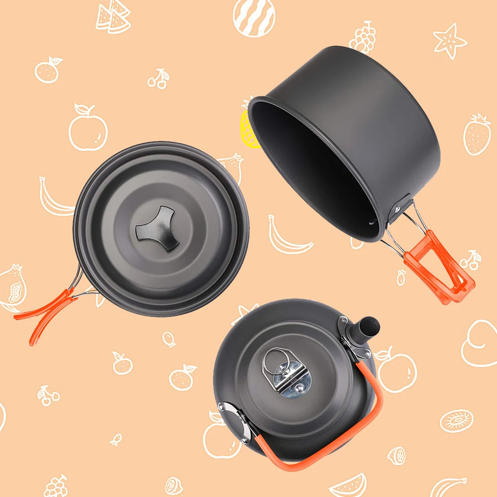 طقم أدوات طهي للتخييم، غلاية و - مراجعة Camping Cooking Sets وسعره