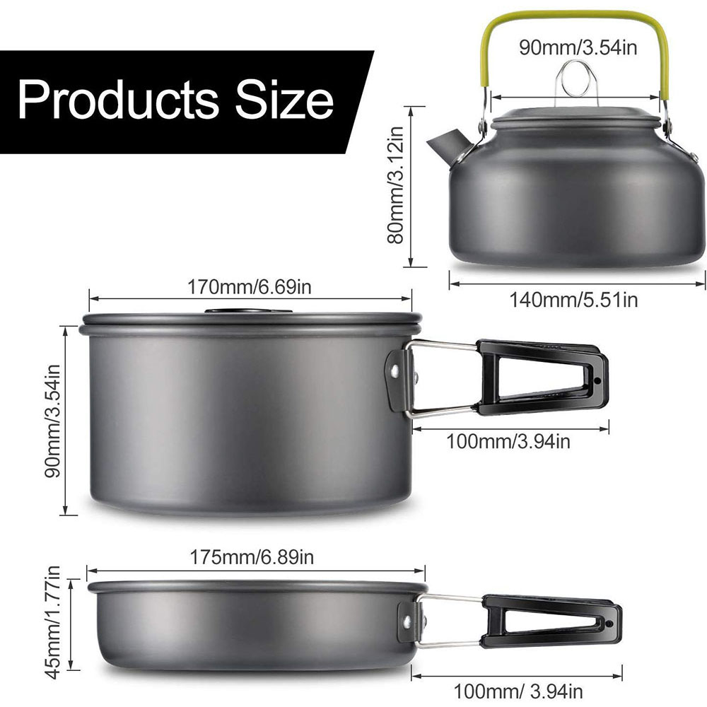 مجموعة أدوات الطهي للتخييم الخ - مراجعة Camping Cooking Utensil Set وسعره