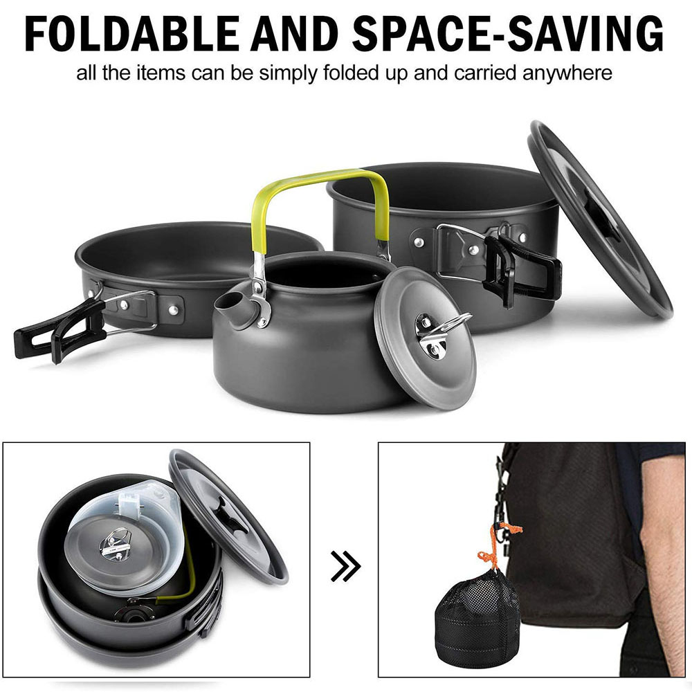 مجموعة أدوات الطهي للتخييم الخ - مراجعة Camping Cooking Utensil Set وسعره