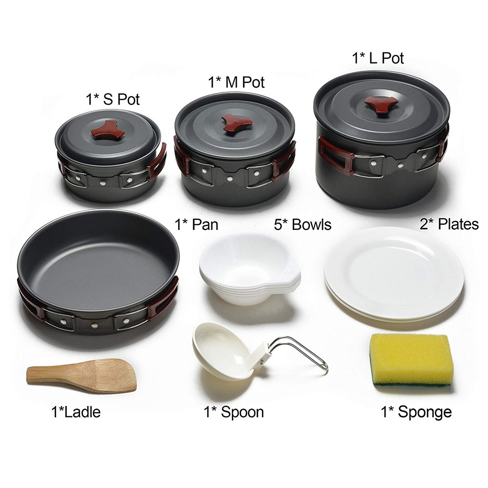 طقم أدوات طهي للتخييم في الهوا - مراجعة Camping Cooking Utensil Set وسعره