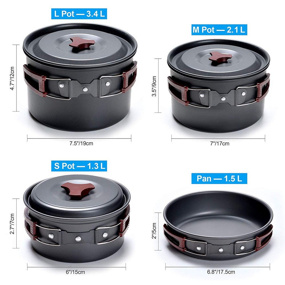 طقم أدوات طهي للتخييم في الهوا - مراجعة Camping Cooking Utensil Set وسعره