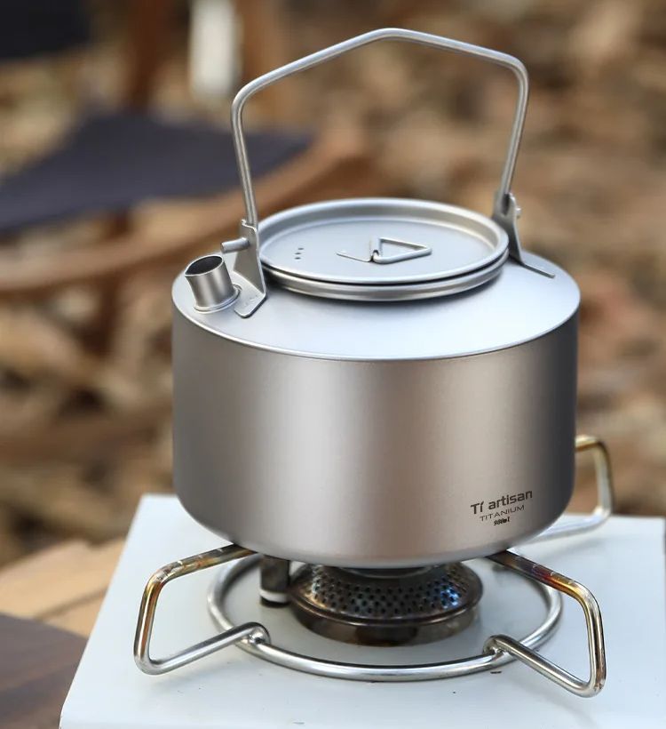 غلاية مياه الطبخ للتخييم، غلاي - مراجعة Camping Cooking Set Stainless Steel وسعره