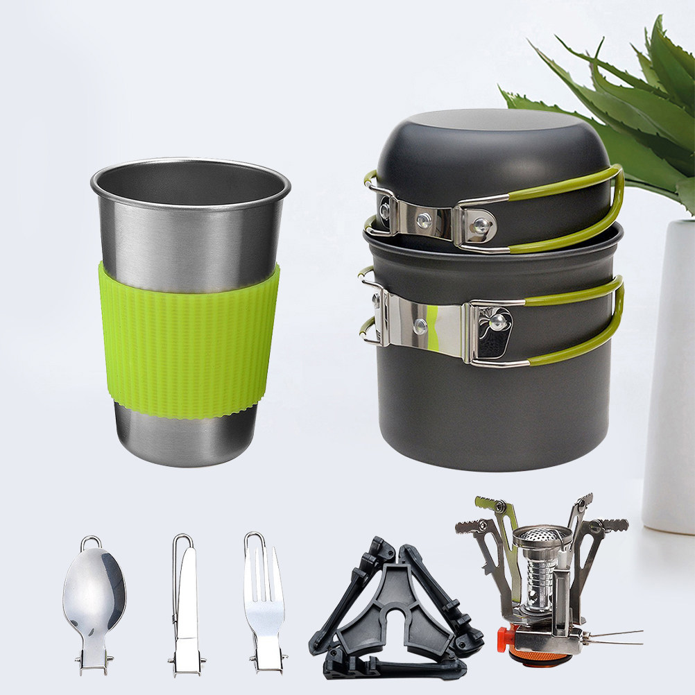 طقم أواني طهي للتخييم في الهوا - مراجعة Camping Cooking Sets وسعره