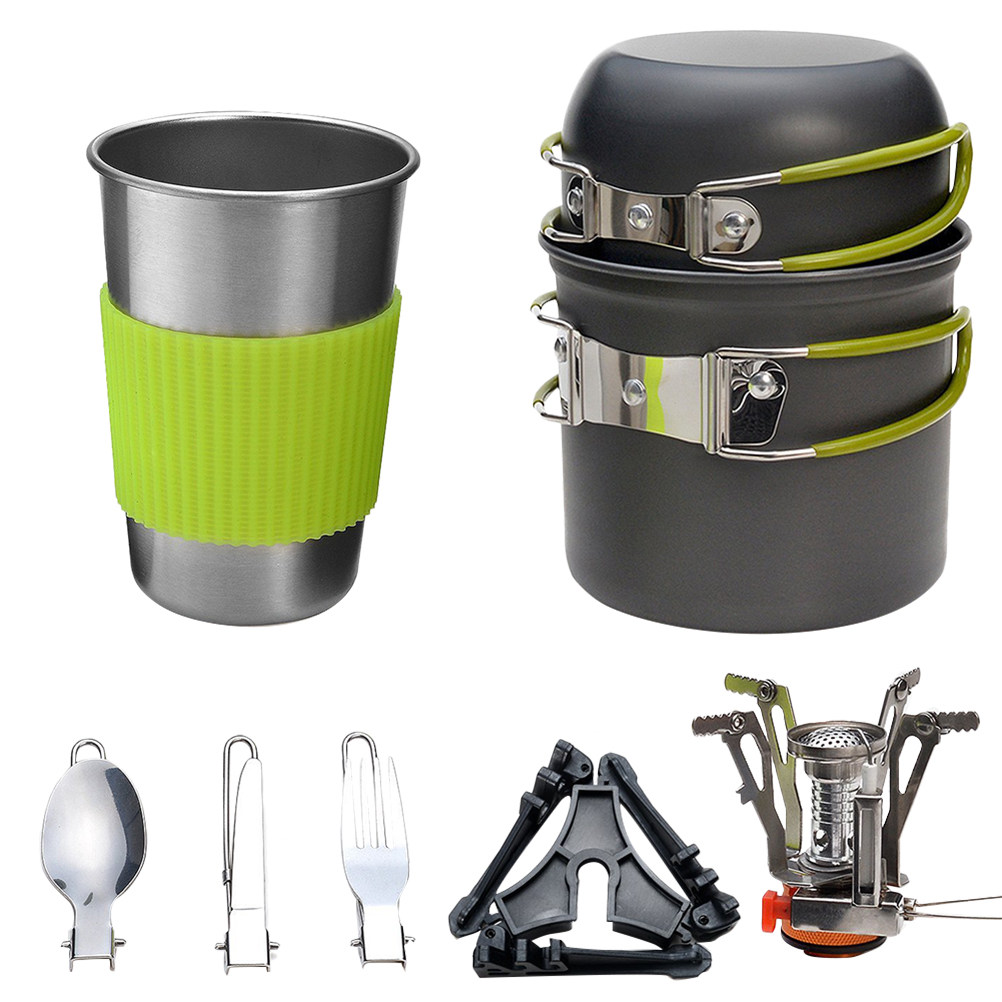 طقم أواني طهي للتخييم في الهوا - مراجعة Camping Cooking Sets وسعره